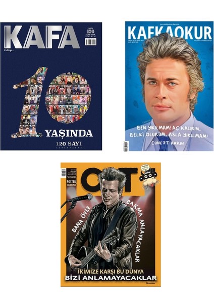 Kafa Dergisi - Kafkaokur - Ot Dergisi 3'lü Set - 2024
