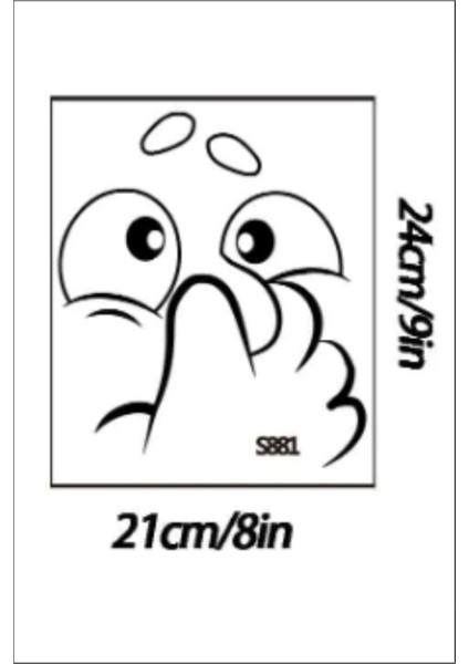 Şirin Siyah Klozet Stickerı, Banyo Dekoru Parçası, Düz Tasarım, 1 Parça fırsatları