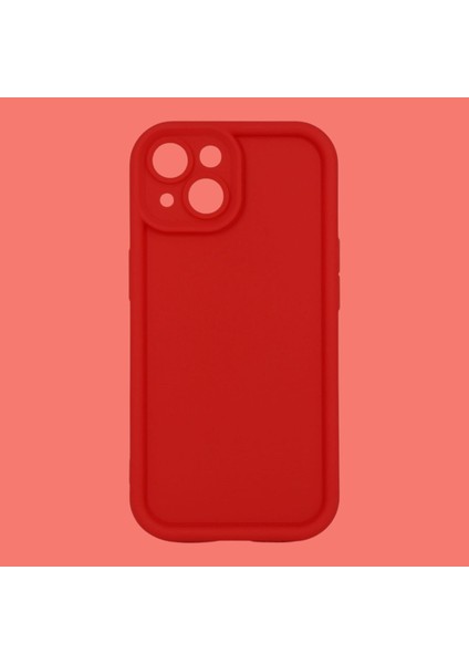 IPHONE 15; Kenarı Çıkntılı, Darbe Önleyici, Kamera Koruyuculu Lüks Silikon Kılıf