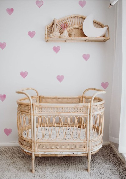 Pembe Kalpler Duvar Stickerı, Şık ve Sevimli Dekorasyon için Mükemmel Seçenek fiyatları