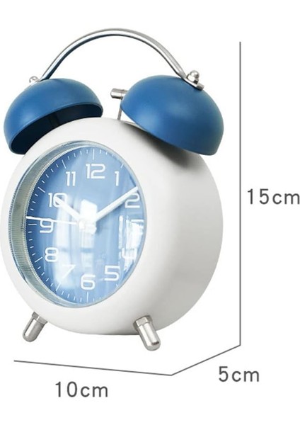 Dekoratif Işıklı Metal Masa Üstü Alarmlı Çalar Saat fiyatları
