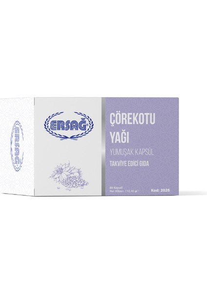 Çörekotu Yağı Jel Kapsül Gıda Takviyesi