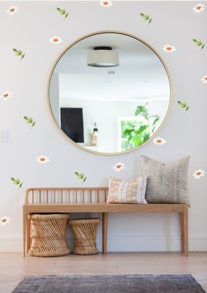 Renkli bahar papatyası duvar çıkartması, canlı ve neşeli dekor için mükemmel seçim fiyatları