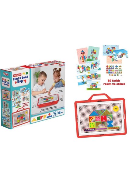 Fen Toys Ramby 03932 Arkadaşım Bul Yap Çanta -Dede