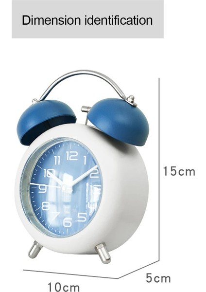Dekoratif Işıklı Metal Masa Üstü Alarmlı Çalar Saat fiyatları