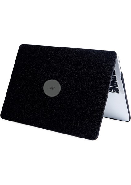 Macbook Air Kılıf 13.6 inç M2-M3, Simli Kaplama G1505 (TouchID'li Air M2-M3) A2681 A3113 ile Uyumlu