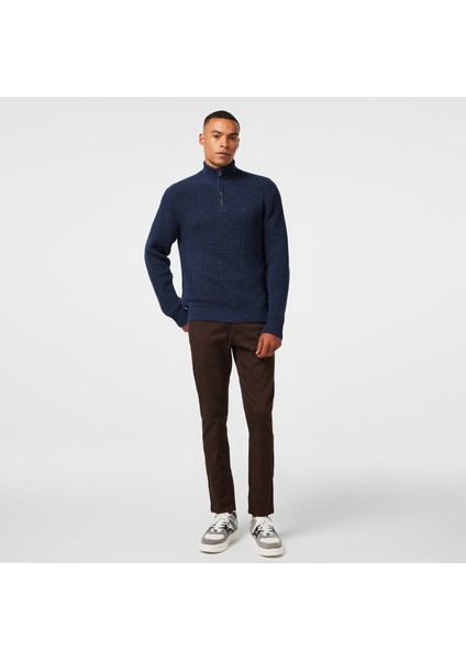 Erkek Kahverengi Slim Fit Pantolon P37029T.20C