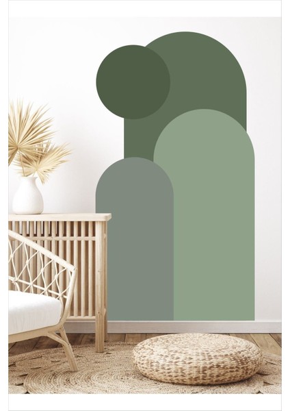 Bohem Oval 3'lü Duvar Sticker fiyatları