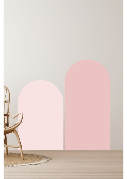 Pembe Bohem 2'li Duvar Stickerları, şık ve modern dekoratif çözüm fiyatları