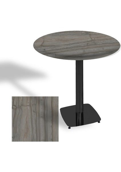 Tokyo Werzalit Yuvarlak Masa 80 cm (Esb) - Magma