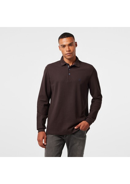 Erkek Kahverengi Uzun Kollu Polo K37351T.20C