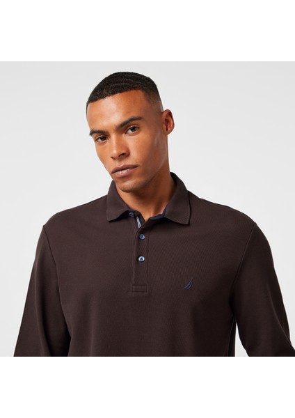 Erkek Kahverengi Uzun Kollu Polo K37351T.20C fırsatları