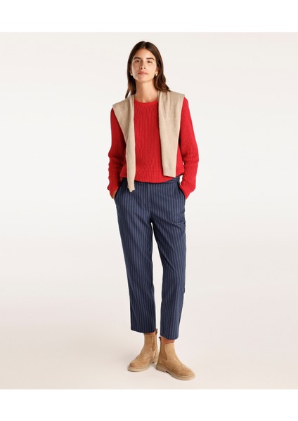 Biye Detaylı Pantolon