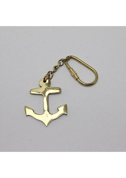 Pirinç Çapalı Anahtarlık Dekoratif Hediyelik Model 3