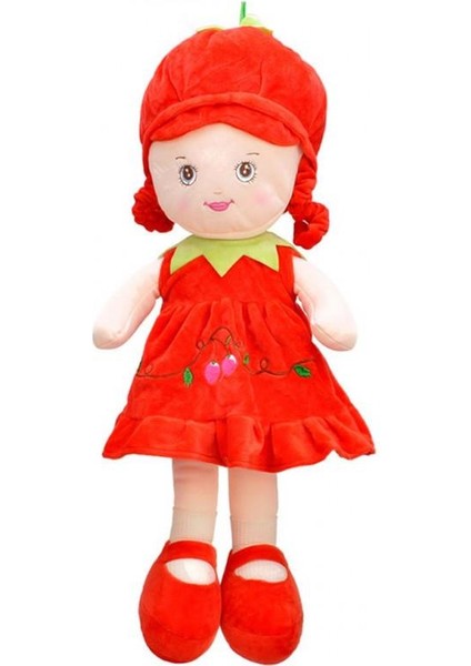 Bebek 57 cm Kırmızı Pelüş Çocuk Oyuncak