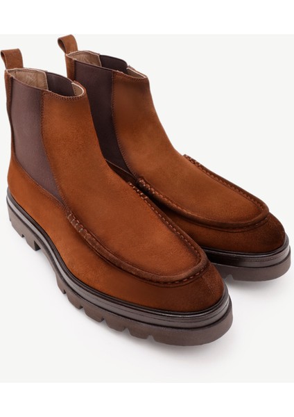 Retro Görünümlü Lastikli Deri Bot fırsatları