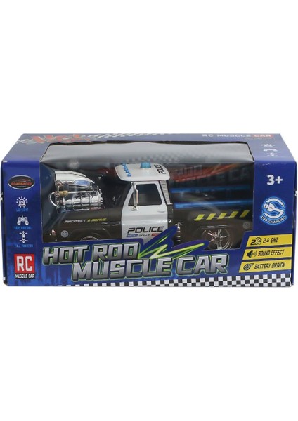 MK8129B Kumandalı Sesli Işıklı Polis Arabası 1:16 -Can Oyuncak