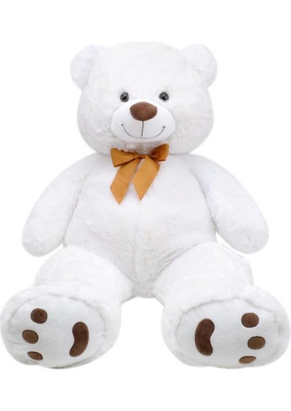 Salaş Ayı 100 cm Beyaz Pelüş Ayı Sevgiliye Hediye