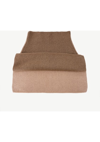 Iki Renkli Triko Boyunluk modelleri