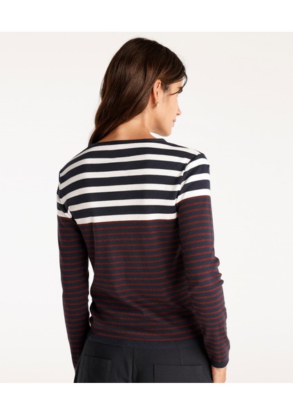 Renk Bloklu Triko modelleri