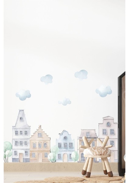 Renkli çocuk odası duvar çıkartması, eğlenceli ve şık dekorasyon seçeneği fiyatları