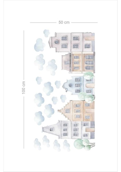 Renkli çocuk odası duvar çıkartması, eğlenceli ve şık dekorasyon seçeneği modelleri