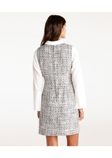 V Yakalı Kolsuz Mini Elbise fırsatları