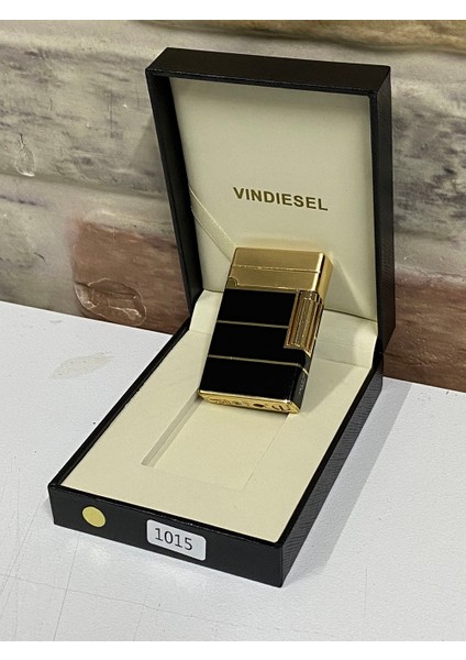 Marka Düz Siyah Sarı Renk Yatay Çizgili Desenli Gazlı Model Kişiye Özel Çakmak fiyatları