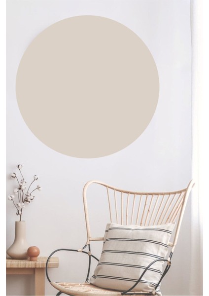 Kum Beji Bohem Daire Duvar Sticker, şık ve sade tasarım, 1 parça fiyatları