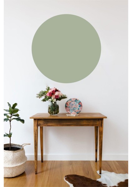 Bohem Daire Duvar Sticker, Kuşkonmaz Yeşili, Zarif ve Şık Dekorasyon Parçası fiyatları