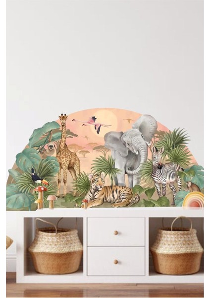 Renkli ve eğlenceli çocuk odası duvar stickerleri, şık tasarım, çok renkli, 1 parça fiyatları