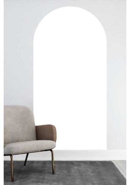 Bohem Oval Duvar Sticker Beyaz, şık ve modern dekoratif yapışkan etiket fiyatları