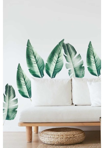 Yeşil Yapraklar Duvar Sticker fiyatları