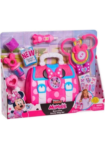 Disney Junior Mickey Mause MCN09000 Minnie Doktor Çantası Seti 3+