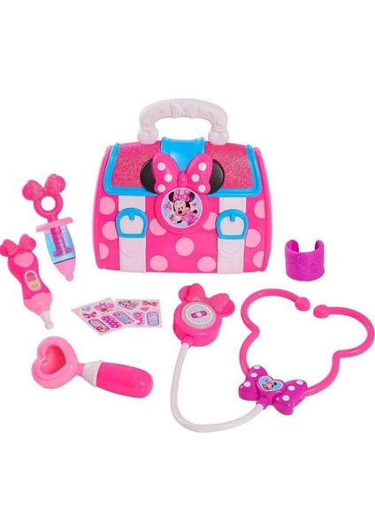 Disney Junior Mickey Mause MCN09000 Minnie Doktor Çantası Seti 3+