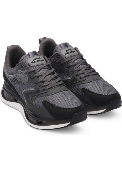 ZOWIE Erkek Sneaker Koşu & Yürüyüş Ayakkabısı Koyu Gri / Siyah