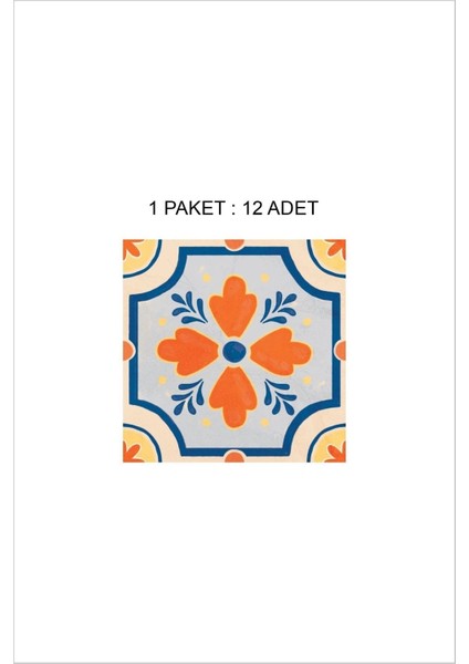 Çok Renkli Desenli Fayans ve Karo Stickerı, Kolay Uygulama, Mutfak İçin Şık Seçenek modelleri