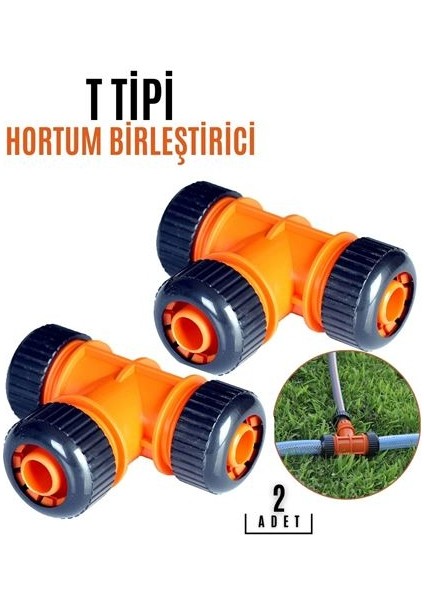 T Tipi Hortum Birleştirici Aparat 2 Adet