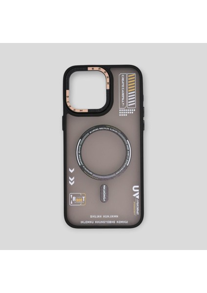 Apple iPhone 15 Pro; Baskılı, Darbe Önleyici, Lüks Silikon Kılıf