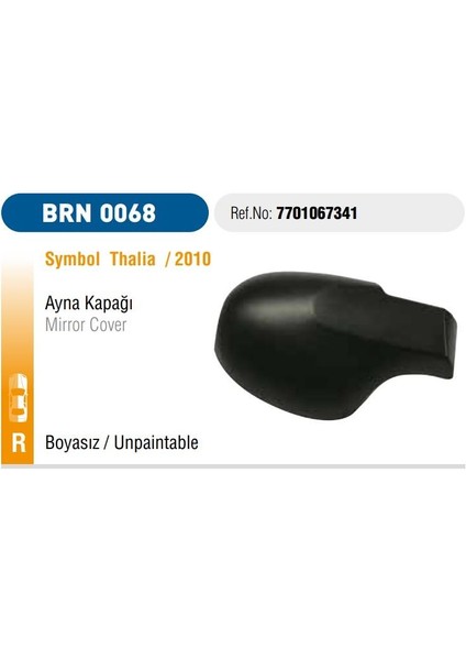 Ayna Kapağı Sağ Symbol 2010