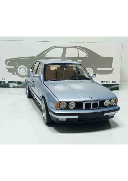 Mnichamps 1:18 Bmw 535 I (1988) Diecast Metal Model