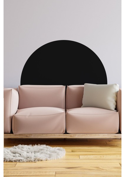 Şık Yarım Daire Bohem Duvar Sticker, Modern Dekor, Siyah, Bebek ve Çocuk Odası İçin