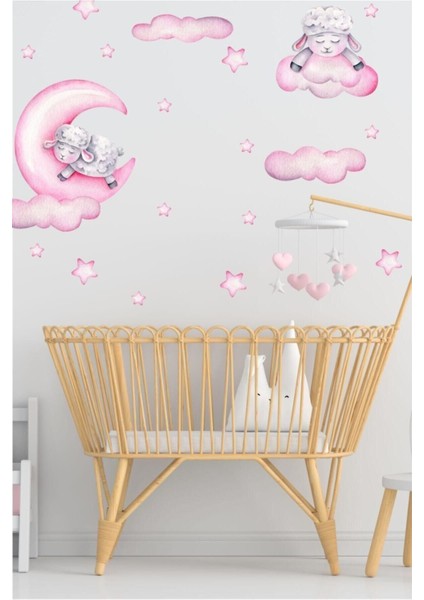 Renkli ve Eğlenceli Kız Çocuk Odası Duvar Stickeri, Bebek ve Çocuklar İçin Dekorasyon fiyatları