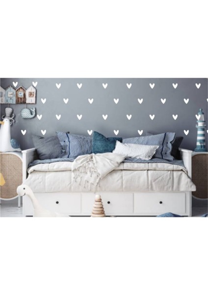 Renkli Kalp Çocuk Odası Duvar Sticker, sevimli ve şık dekoratif süslemeler fiyatları