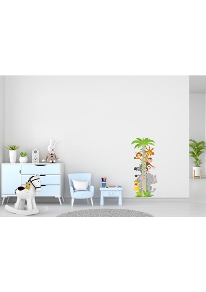 Sevimli Dostlar Boy Ölçer Cetveli, Çok Renkli, 5+ Parça, Çocuk Odası Duvar Süsü indirimleri