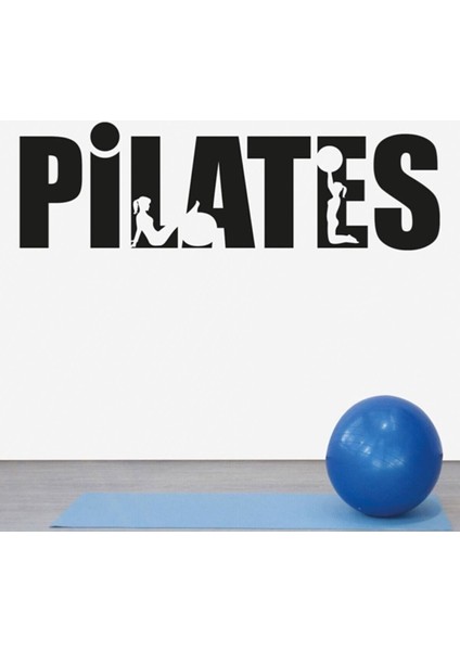Siyah Pilates Spor Duvar Sticker 40x120cm, Çok Amaçlı Yatak Odası ve Salon Dekoru fiyatları