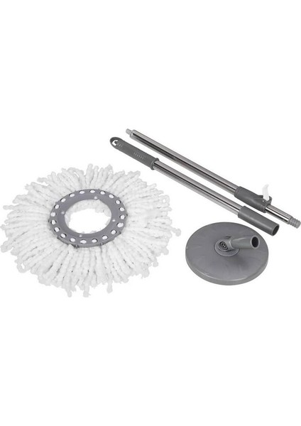 Elmop Döner Başlıklı Yedek Mop Seti Mikrofiber Mop + Teleskobik Sap fiyatları