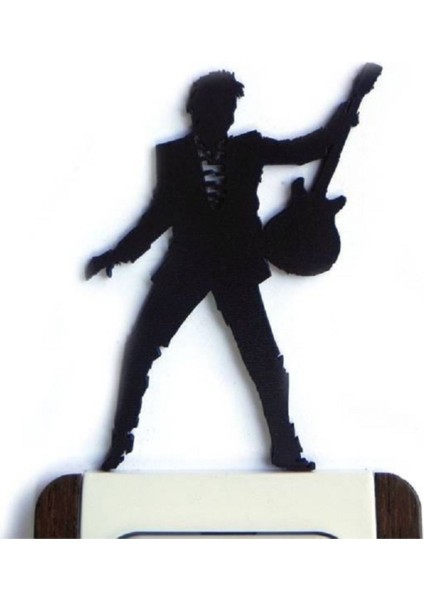 Elvis Ahşap Priz Sticker