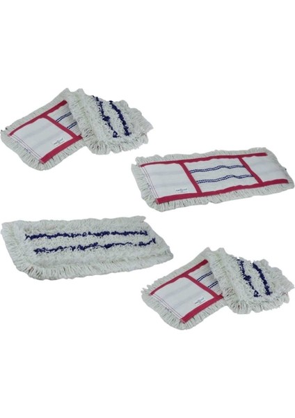 Eko Pamuk Nemli Mop 10'lu Paket 80cm 160gr, hijyen ve temizlik için ideal seçim, yedek