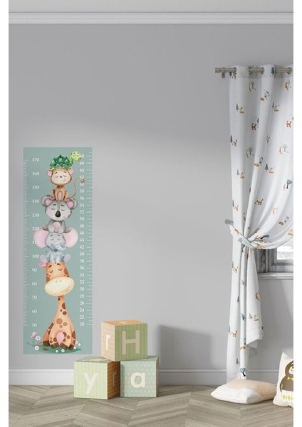 Çocuk ve Bebek Odası Boy Ölçer Duvar Sticker Setleri